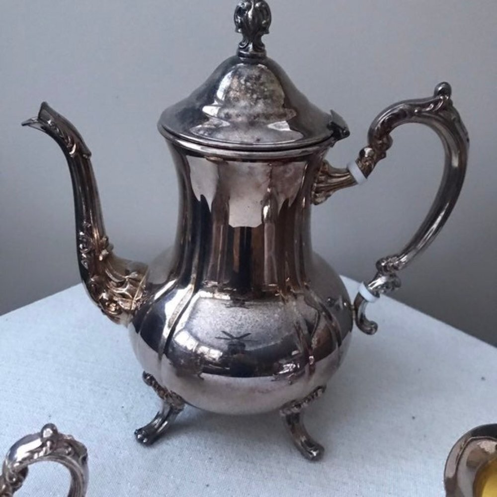 Towle Silverplate 3 Pc Coffee Pot set - Picture 2 of 10